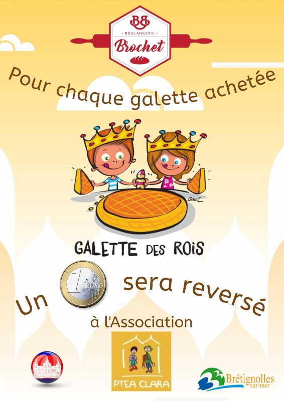 Galette des rois Boulangerie Brochet - Brétignolles sur mer