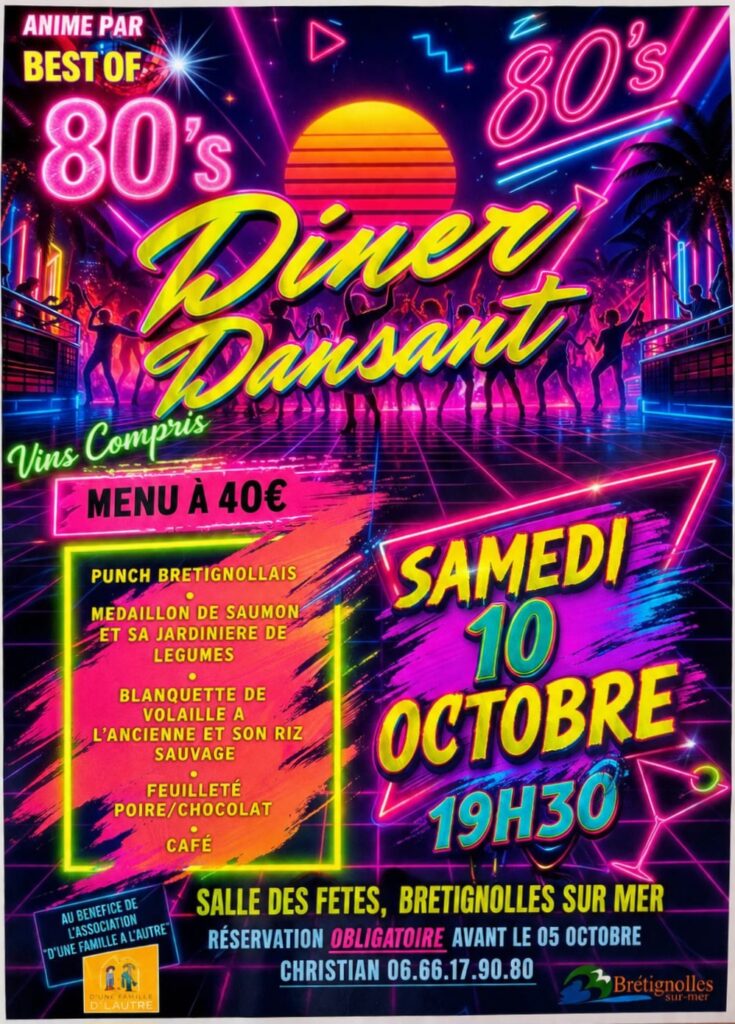 Soirée dansante 10 Octobre 2026